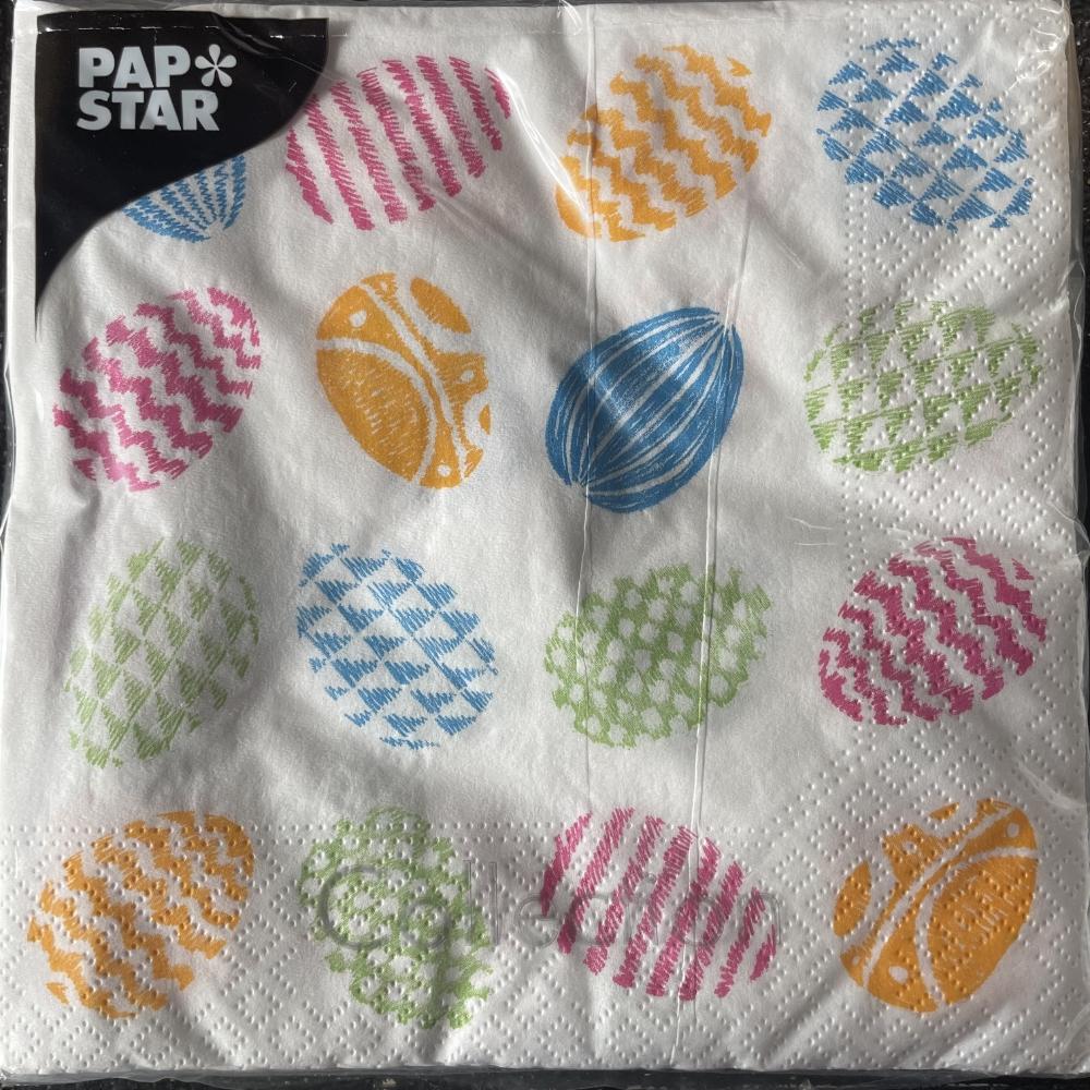 Serviettes Oeufs Pastel