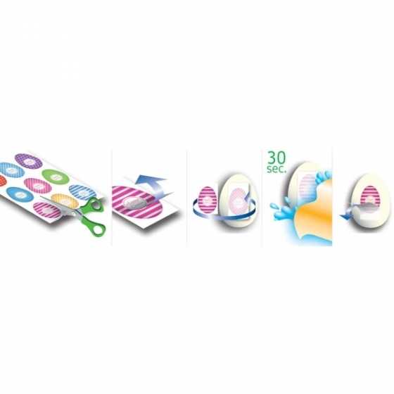 Décalcomanies de Pâques "Happy Easter"