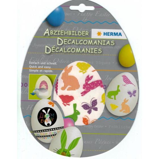 Décalcomanies de Pâques "Lapins"