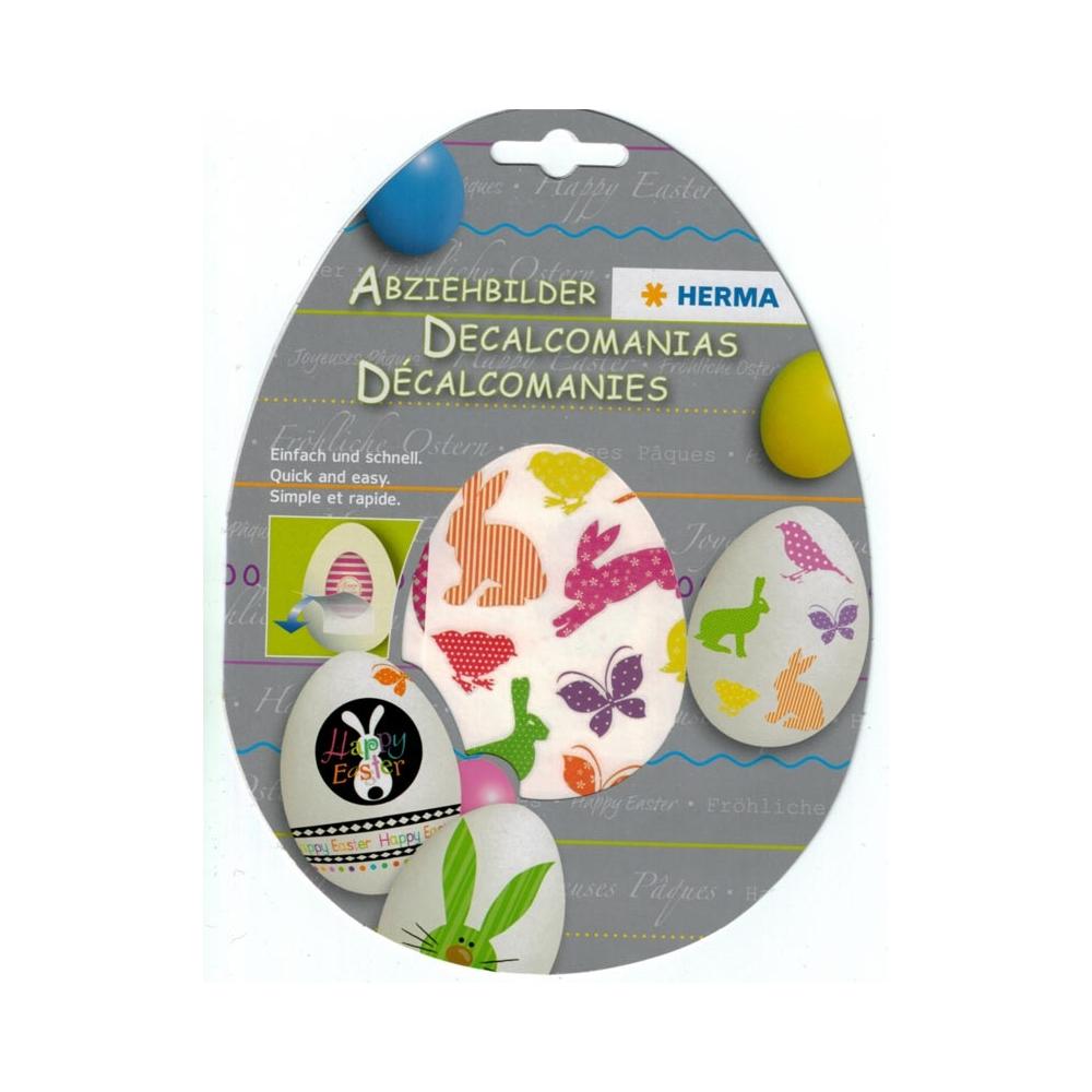 Décalcomanies de Pâques "Lapins"