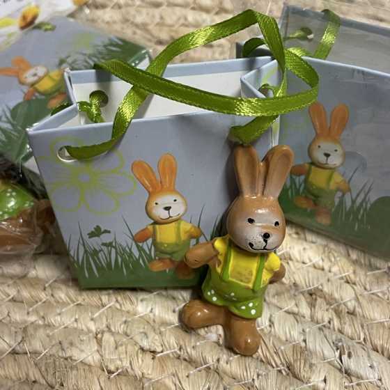 Kleine Geschenktasche Hase
