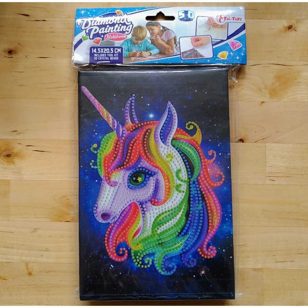 Diamond painting Notebook Licorne