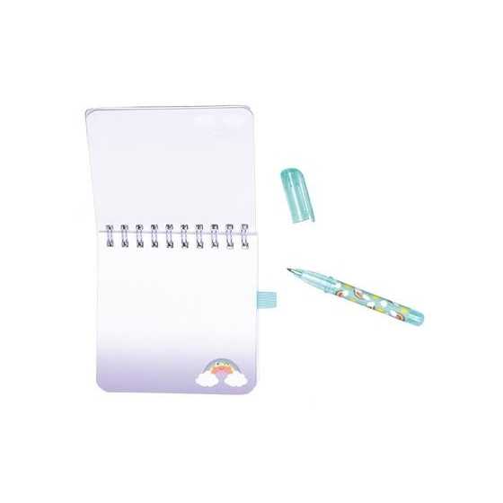 Petit carnet "Funny Glitter" bleu