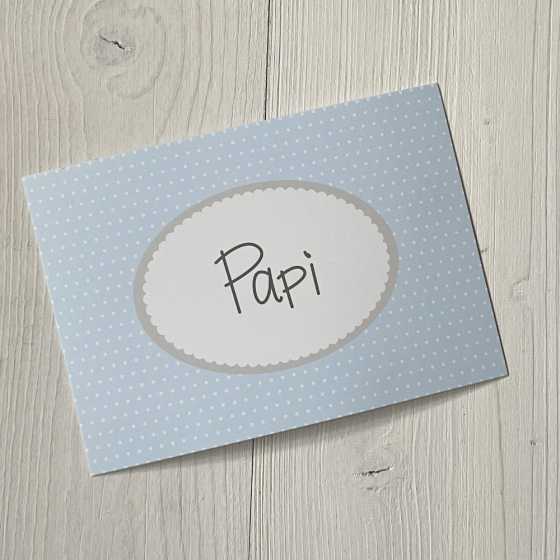 Postkarte "Papi"