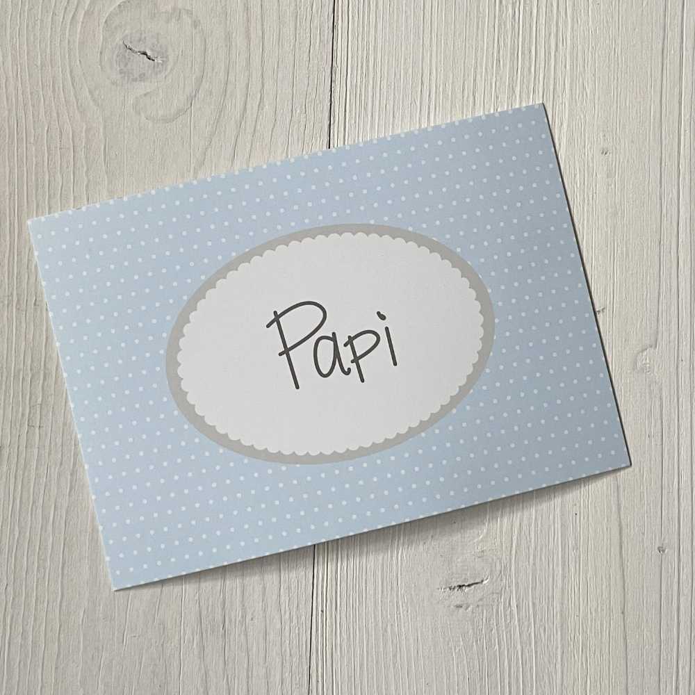 Postkarte "Papi"