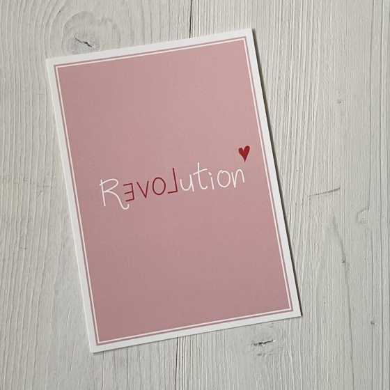 Postkarte "Revolution"