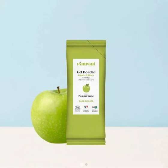 Gel douche Pomme Verte poudre à diluer 25grs - Pimpant