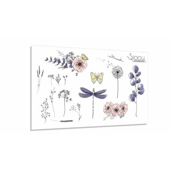 Vergänglichen Tattoos - Botanik - Sioou