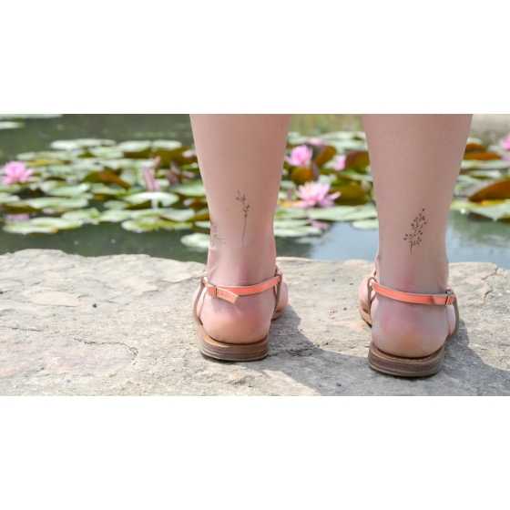 Vergänglichen Tattoos - Botanik - Sioou