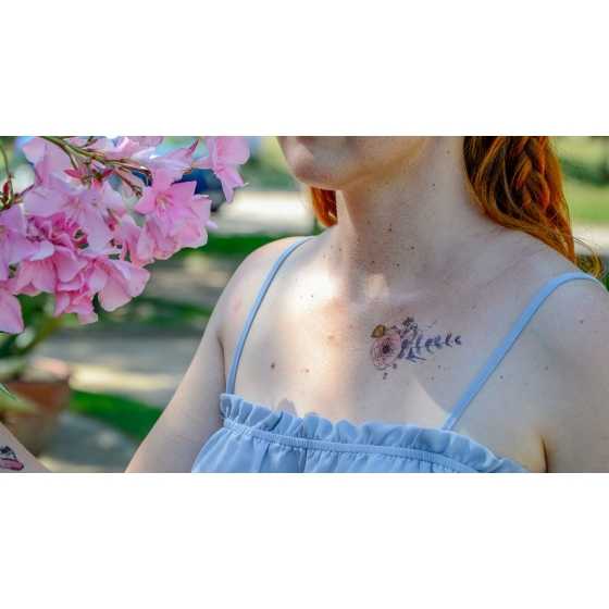 Vergänglichen Tattoos - Botanik - Sioou