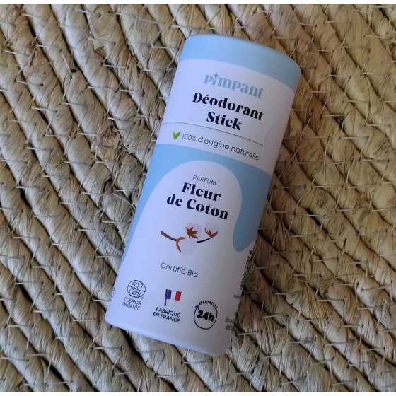 Déodorant Stick Fleur de coton - Pimpant