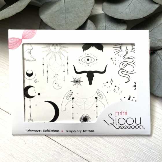 Tatouages éphémères - Mini céleste - Sioou
