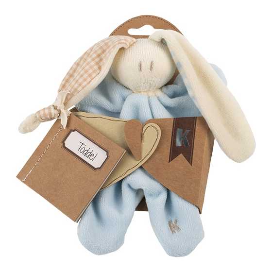 Kuscheltier Lappen blaue Kaninchen - Keptin-Jr