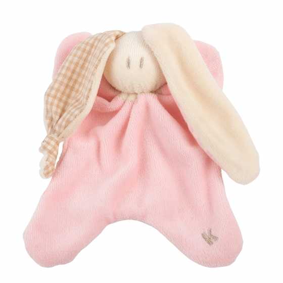 Kuscheltier Lappen rosa Kaninchen - Keptin-Jr