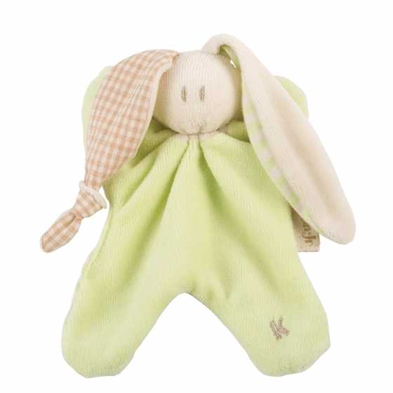 Doudou chiffon lapin vert - Keptin-Jr