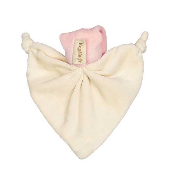Doudou chiffon bonnet rose - Keptin-Jr