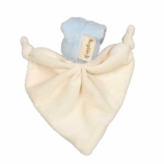 Doudou chiffon bonnet bleu - Keptin-Jr