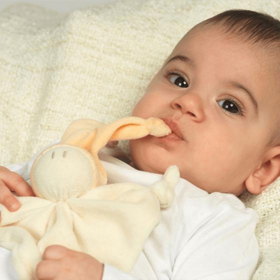 Doudou chiffon bonnet orange - Keptin-Jr