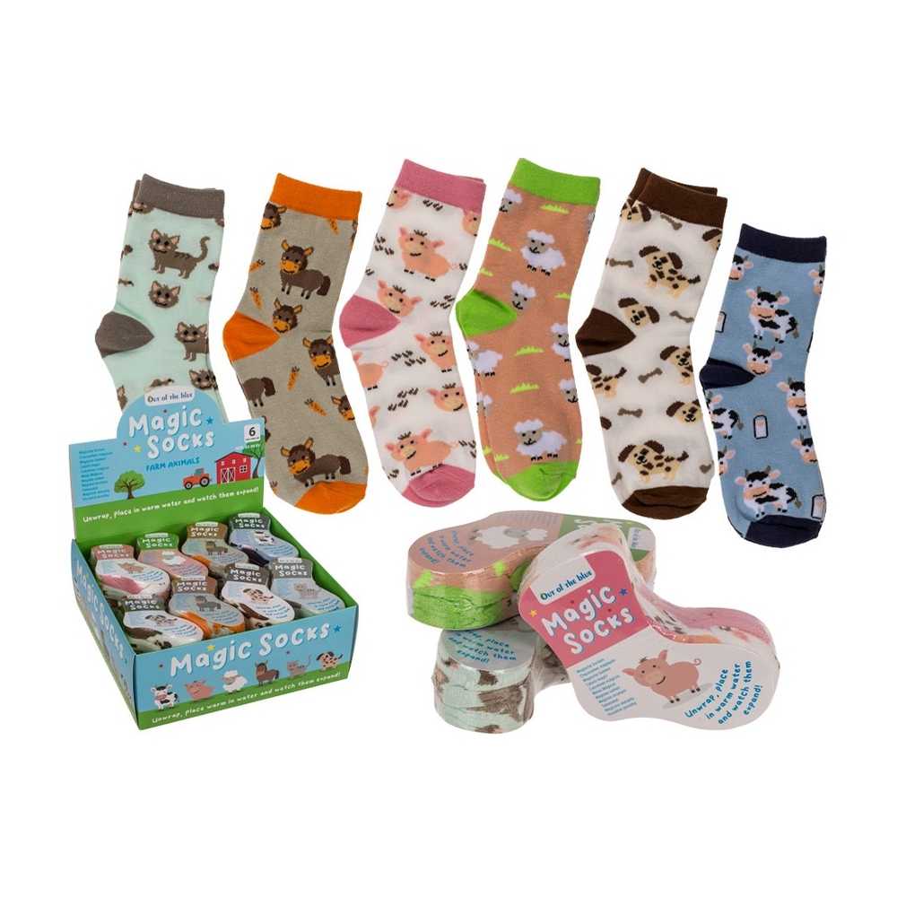 Chaussettes magiques - Animaux de la ferme