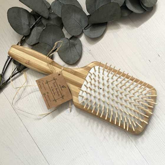Brosse démêlante en bambou