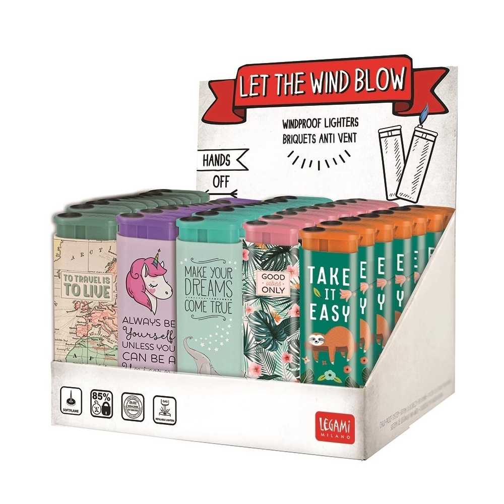 Anti-Wind-Feuerzeuge - Let the wind blow