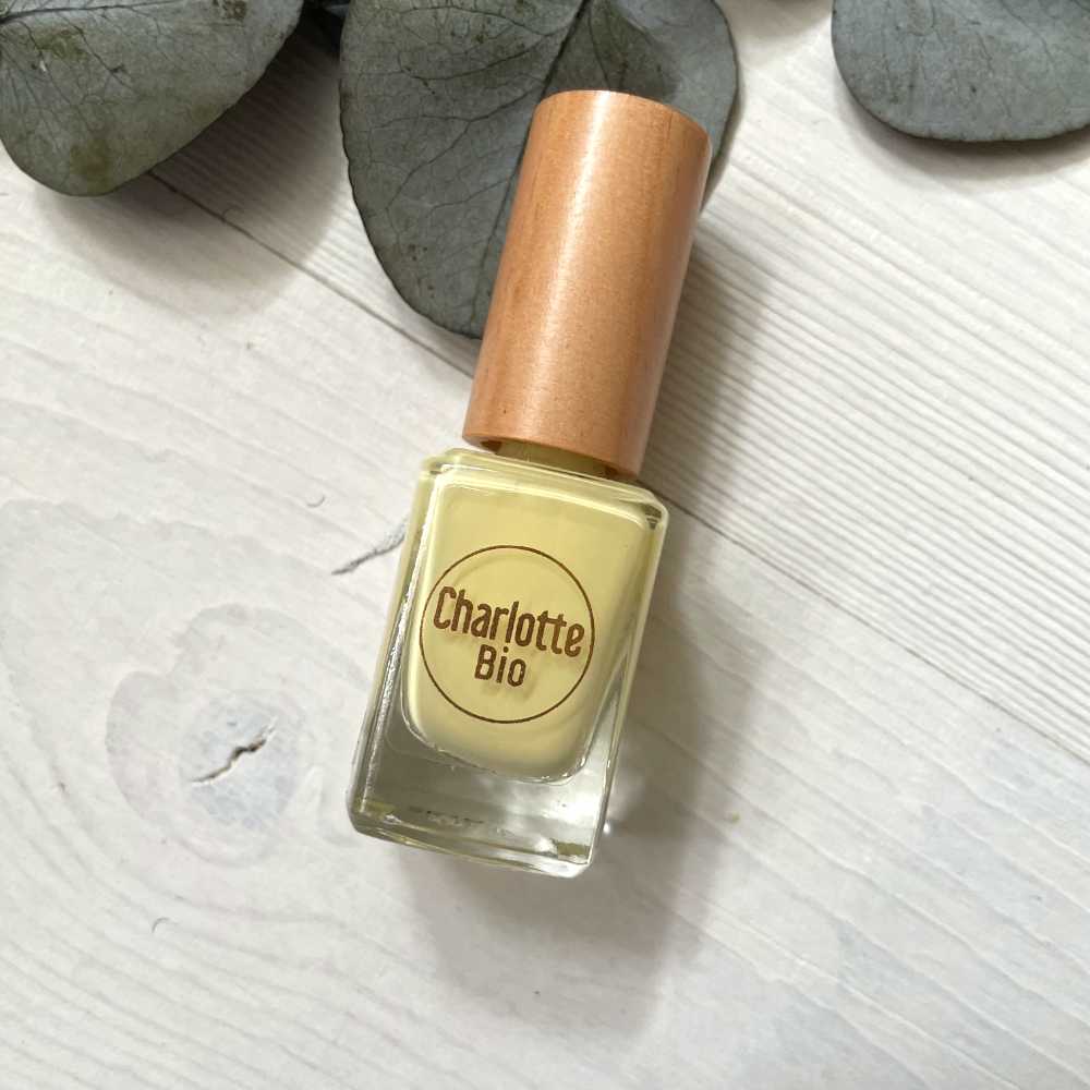 Vernis à ongle jaune - Charlotte Bio