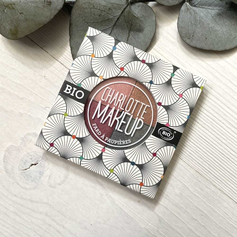 Palette Fard à paupières Glossy glam - Charlotte Bio