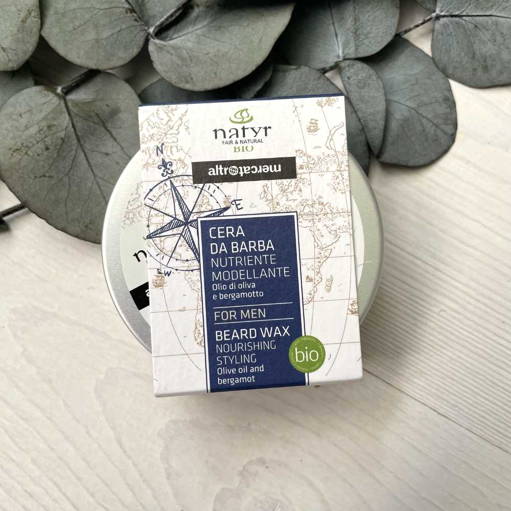 Cire à barbe - Huile d'olive et bergamote - Bio - 50 ml - Natyr