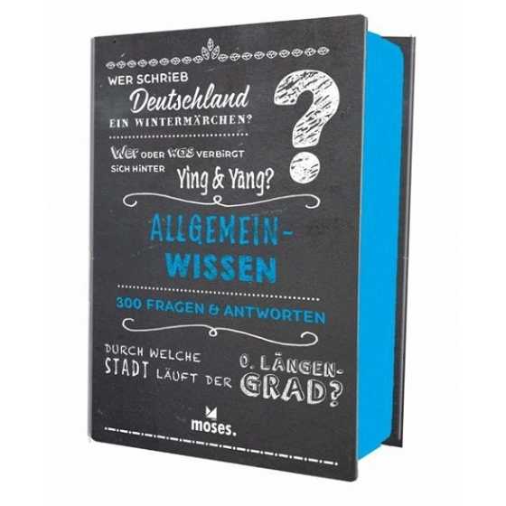 Quiz-Box Allgemeinwissen
300 Fragen & Antworten - Ab 12 J.