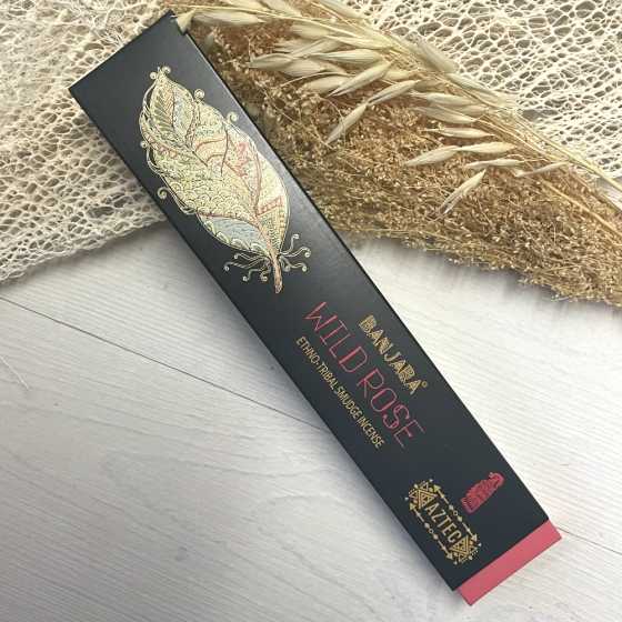 Rose Sauvage - Bâtons d'encens Banjara Ethno-Tribal Smudge