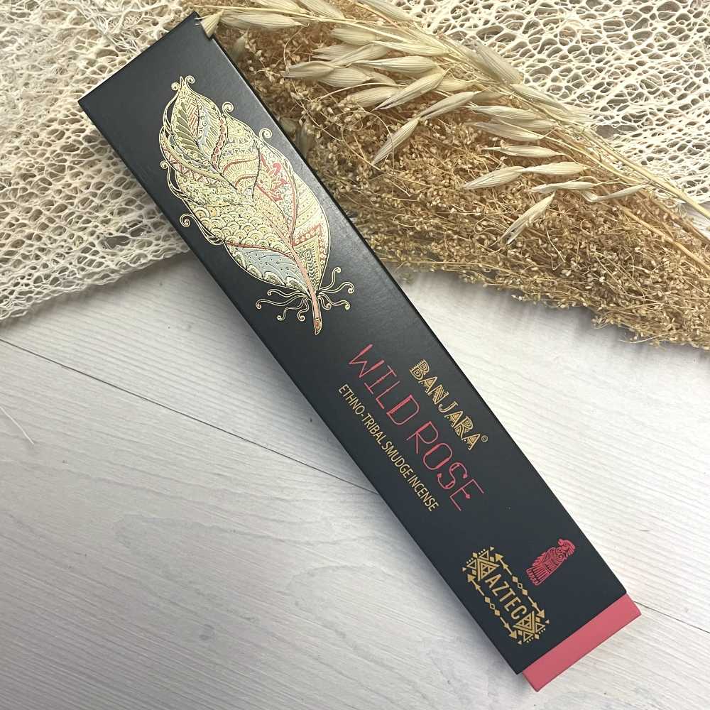 Rose Sauvage - Bâtons d'encens Banjara Ethno-Tribal Smudge