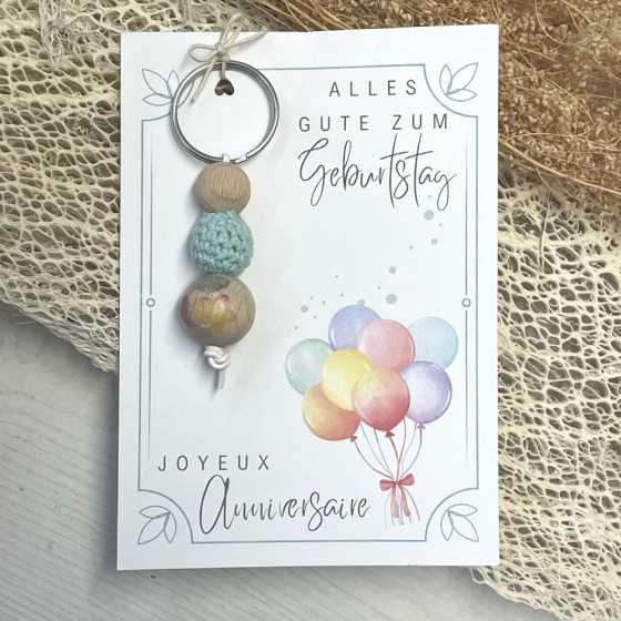 Porte-clés "Aroma" Joyeux anniversaire