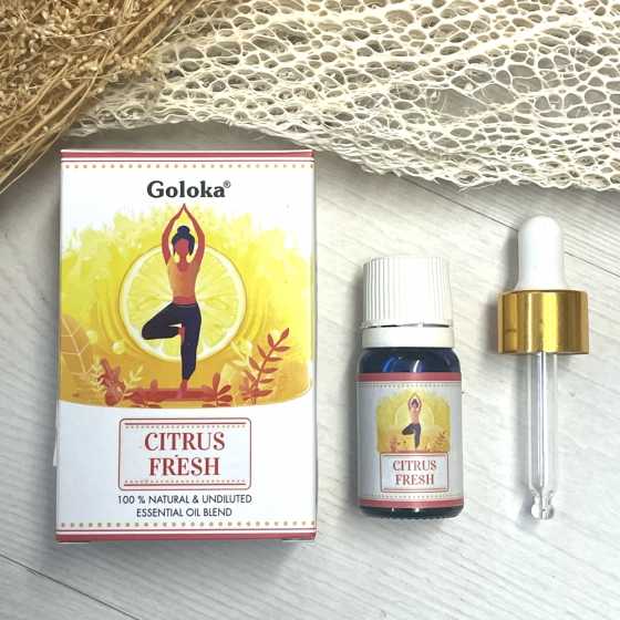 Citrus Fresh - Mélange d'Huiles essentielles naturelles Goloka