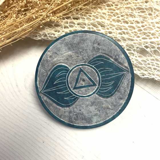 Brûle encens Chakra bleu