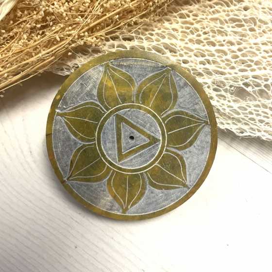 Brûle encens Chakra jaune