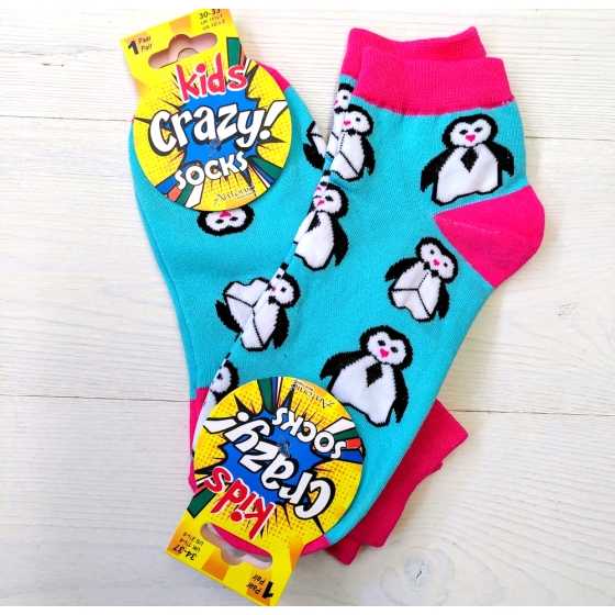 Chaussettes Pingouin - Kids Crazy! Socks - Antonio