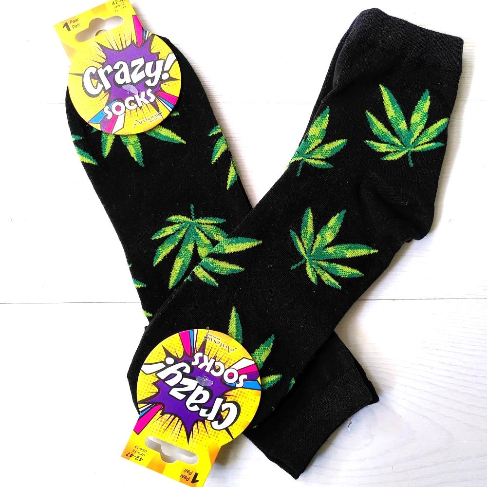 Chaussettes Canabis - Crazy! Socks - Antonio