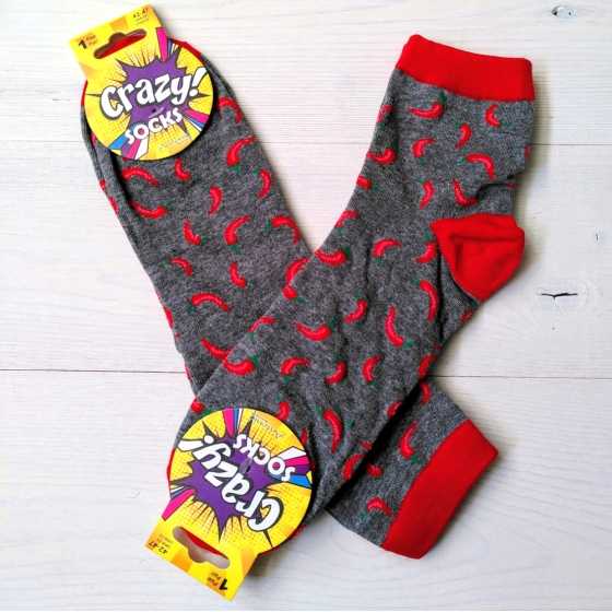 Chaussettes Piment - Crazy! Socks - Antonio