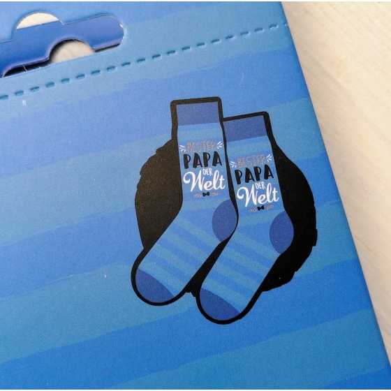 Für den Besten Papa der Welt - Grusskarten-Socke