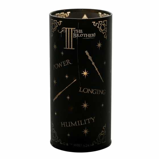 Tube lumineux Harry Potter Dark Arts de Warner Bros. Motif Reliques de la Mort