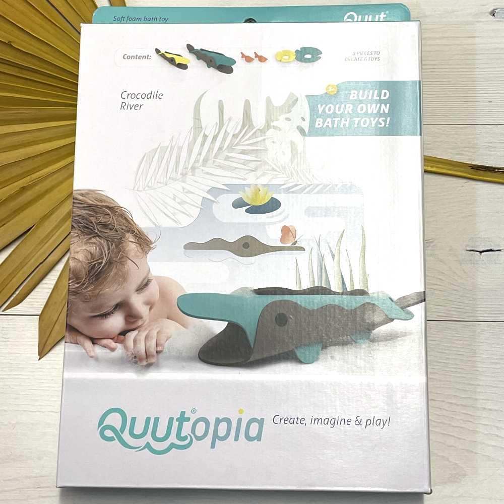Jouet de bain Crocodile River - Quut