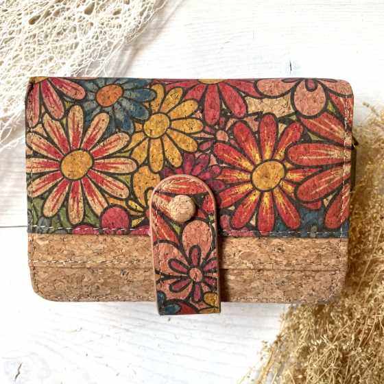 Geldbörse aus Kork mittlere Grösse Powers