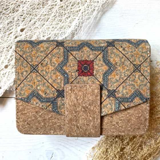 Mini - Geldbörse aus Kork Athena