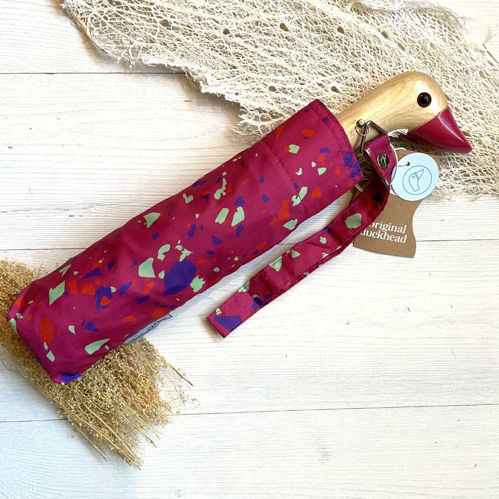 Parapluie recyclé compact Terraz-Wow in Pink