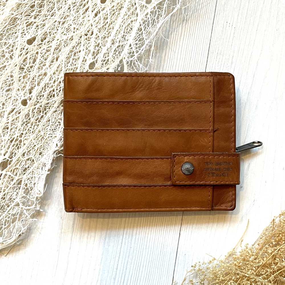 Qaus horizontale helle Brieftasche - Stamp