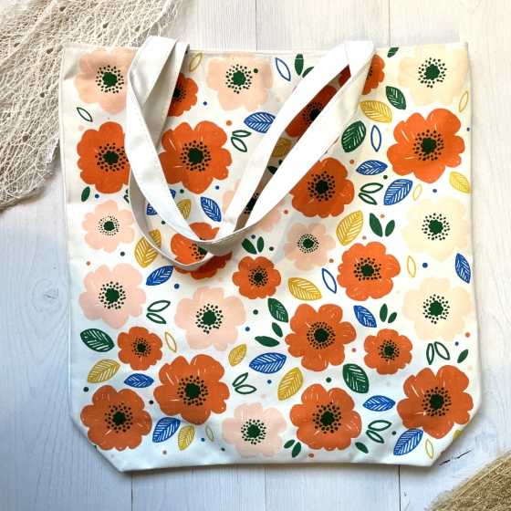 Sac en Coton Coquelicots