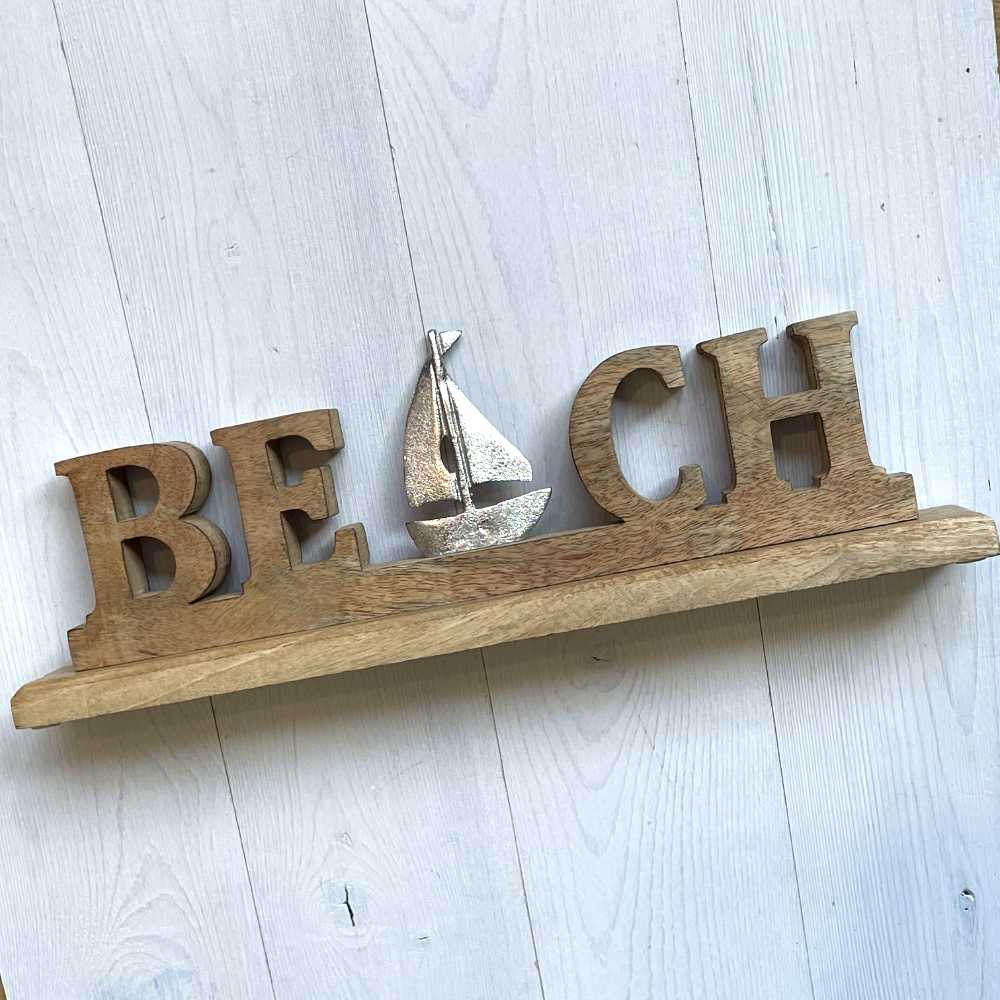 Aufsteller Schriftzug - Beach