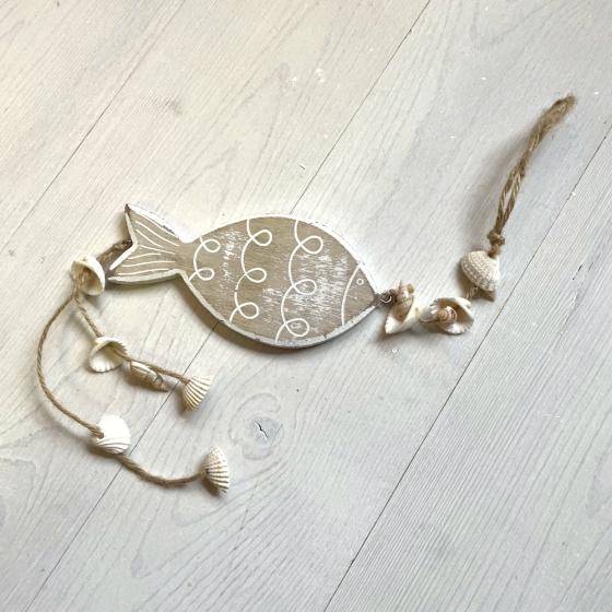 Guirlande coquillages et poisson