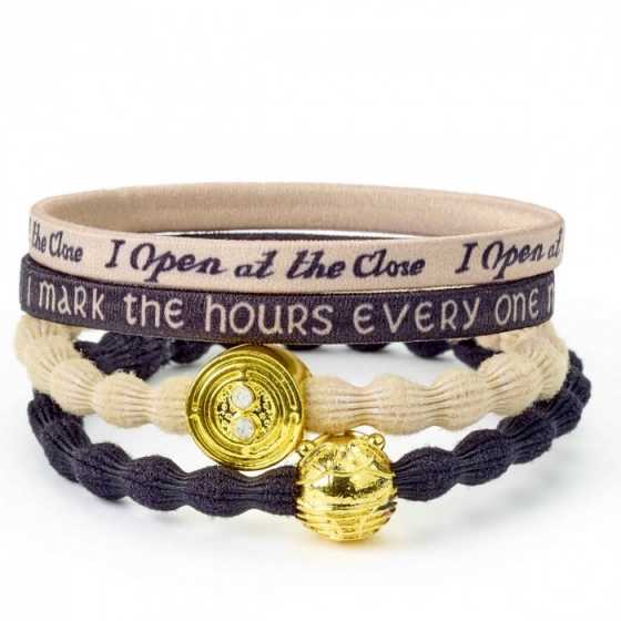 Set aus Haargummis für Zeitumkehrer und Golden Snitch - Harry Potter