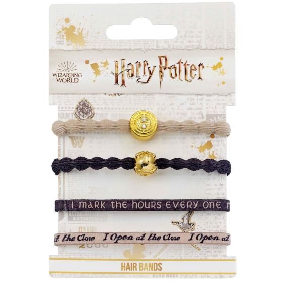 Set aus Haargummis für Zeitumkehrer und Golden Snitch - Harry Potter